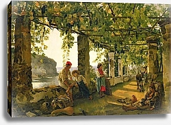 Постер Щедрин Сильвестр Verandah with twisted vines, 1828