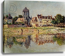 Постер Моне Клод (Claude Monet) By the River at Vernon, 1883