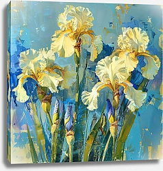 Постер White irises