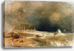 Постер Даниэль Уильям Madras, or Fort St. George, in the Bay of Bengal - A Squall Passing Off, 1833