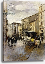 Постер A Street Scene, Milan,