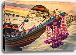 Постер  Лодка на реке Чао Прайя, Бангкок, Таиланд