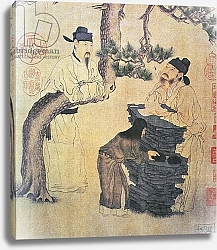 Постер Школа: Китайская An Ancient Chinese Poet, facsimile of original Chinese scroll
