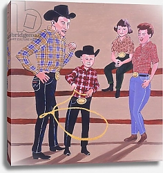 Постер Нельсон Джо (совр) Cowboy Family, 2001