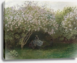 Постер Моне Клод (Claude Monet) Сирень в сумрачную погоду