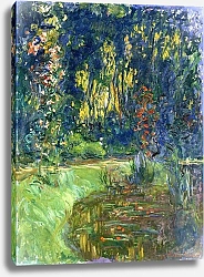 Постер Моне Клод (Claude Monet) Пруд с кувшинками в Гиверни