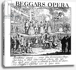 Постер Хогарт Вильям (последователи) The Beggar's Opera Burlesqued, 1728