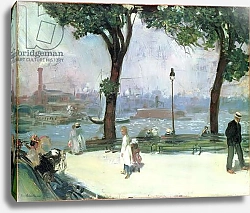 Постер Глакенс Уильям Джеймс East River Park, c.1902