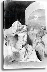 Постер Школа: Немецкая школа (19 в.) Illustration from the Faust,19th Century