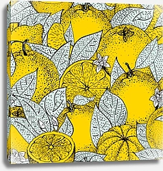 Постер Эскиз с лимонами