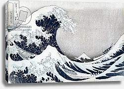 Постер Хокусай Кацушика The Great Wave of Kanagawa, from the series '36 Views of Mt. Fuji'