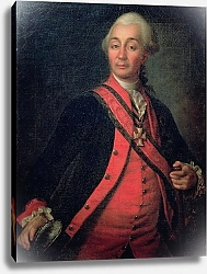Постер Левицкий Дмитрий Portrait of Field Marshal Generalissimo, Count Aleksandr Vasilievich Suvorov, 1786