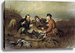 Постер Перов Василий Охотники на привале. 1871
