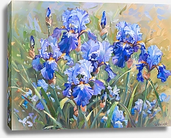Постер Delicate irises