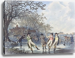 Постер Ибертсон Юлиус Winter Amusement: A View in Hyde Park from the Moated House, 1787