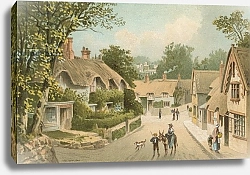 Постер Школа: Английская 19в. Shanklin Village--Isle of Wight