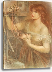 Постер Розетти Данте Risen at Dawn - Gretchen Discovering Faust's Jewels , 1868