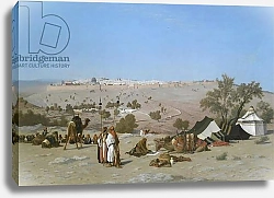 Постер Фрер Шарл Jerusalem from the Mount of Olives, 1880