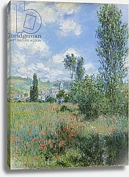 Постер Моне Клод (Claude Monet) View of Vetheuil, 1880