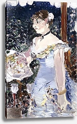Постер Мане Эдуард (Edouard Manet) Cafe-Concert Singer, 1879