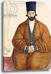 Постер Школа: Персидская 19в. Portrait of a Qajar Noble, c.1864-5