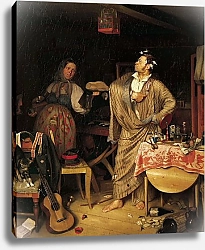 Постер Федотов Павел Свежий кавалер. Утро чиновника, получившего первый крестик. 1848