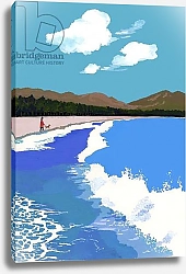Постер Хируёки Исутзу (совр) Beach and Pine Forest