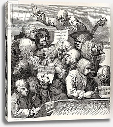 Постер Хогарт Уильям The Chorus, from 'The Works of William Hogarth', published 1833