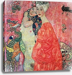 Постер Климт Густав (Gustav Klimt) The Girlfriends, 1916-17