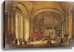 Постер Демаки Пьер Print sellers at the entrance to Louvre, 1791