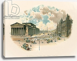 Постер Уилкинсон Чарльз St. George's Hall and Lime Street, Liverpool