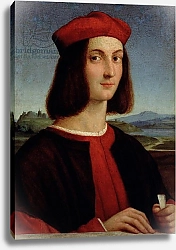 Постер Рафаэль (Raphael Santi) Portrait of the Young Pietro Bembo, 1504-6