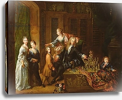 Постер Турниер Робер Portrait of Nicolas de Launay and his Family