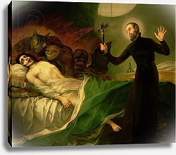 Постер Гойя Франсиско (Francisco de Goya) St. Francis Borgia Helping a Dying Impenitent, 1795