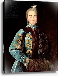Постер Аргунов Иван Portrait of Countess Anna Sheremetyeva, c.1768