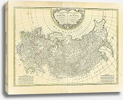 Постер Карта: Российская Империя, 1771 г. 1