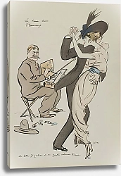 Постер Гурса Жорж La danse du flamengo ; François Flameng, Jacqueline Forzane