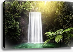 Постер Тропический водопад