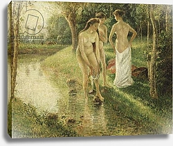 Постер Писсарро Камиль (Camille Pissarro) Bathers, 1896