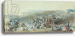 Постер Легуй Этьен Parisians at the Champ de Mars Preparing for the Fete de la Federation, 14th July 1790