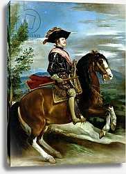 Постер Веласкес Диего (DiegoVelazquez) Equestrian Portrait of King Philip IV of Spain