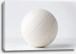 Постер Белый волейбольный мяч