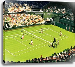Постер Школа: Английская 20в. The centre court at Wimbledon
