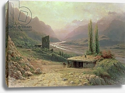 Постер Лагорио Лев Феликсович Caucasian Canyon, 1893