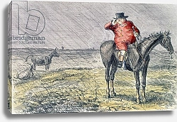 Постер Лич Джон 'Mr. Jorrocks Has a Bye Day', illustration from 'Handley Cross' by Robert Smith Surtees 1854