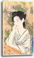 Постер Хасигути Гоё Woman at a Hot Spring Hotel, 1920