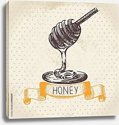 Постер Иллюстрация с медом 