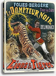 Постер Le Dompteur Noir - poster for the Folies-Bergère