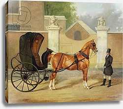 Постер Хэнкок Чарльз Gentlemen's Carriages: A Cabriolet, c.1820-30