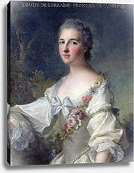 Постер Натье Жан-Марк Louise-Henriette-Gabrielle de Lorraine Princess of Turenne and Duchess of Bouillon, 1746